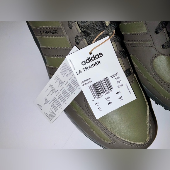 Mens Adidas LA Trainer 2 - ID4327- Olive Strata Core Black - size 12 - Picture 6 of 8